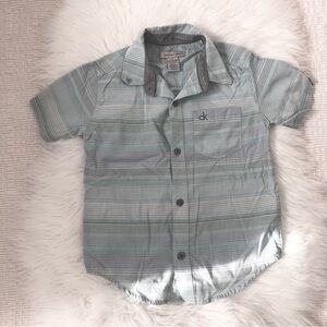 Calvin Klein stripe button down shirt